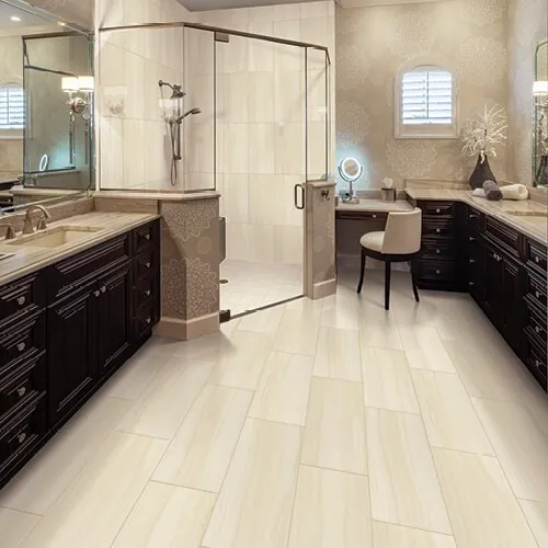 Bathroom tile flooring | Herman's Carpets